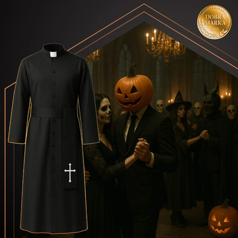 Kostým kňaza na Halloween XL/XXL