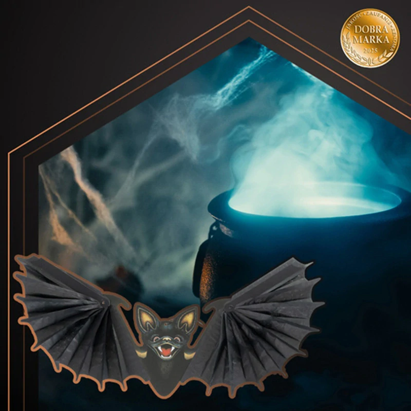 Závesná dekorácia netopier na Halloween 60 cm