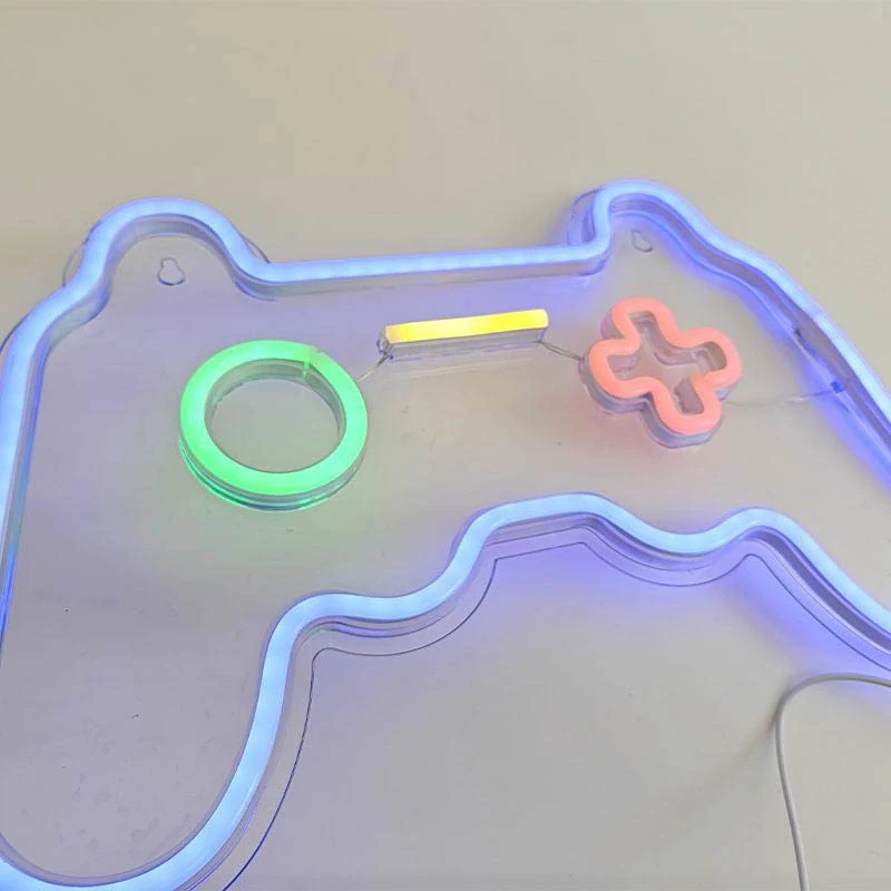 LED neónová lampa v tvare gamepadu 5 W