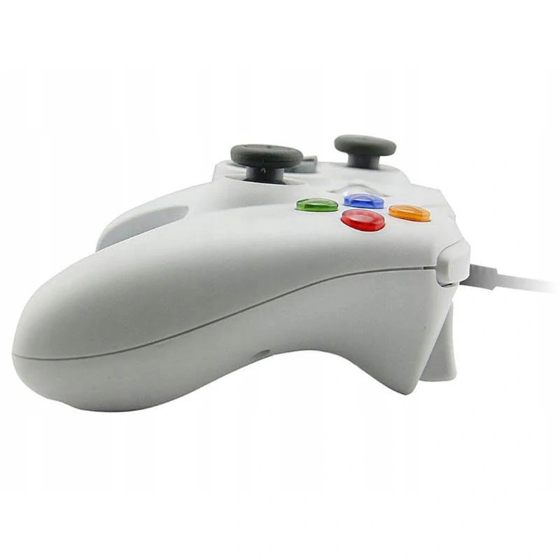 Ovládač na PC a XBOX 360 s káblom biely