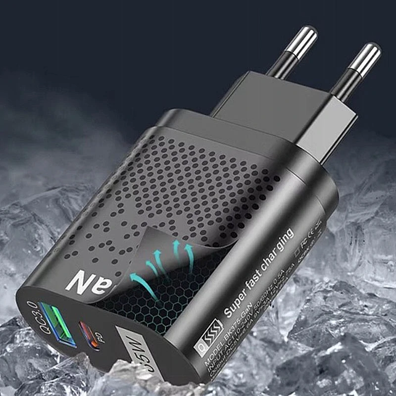 Sieťová USB nabíjačka GaN 65 W