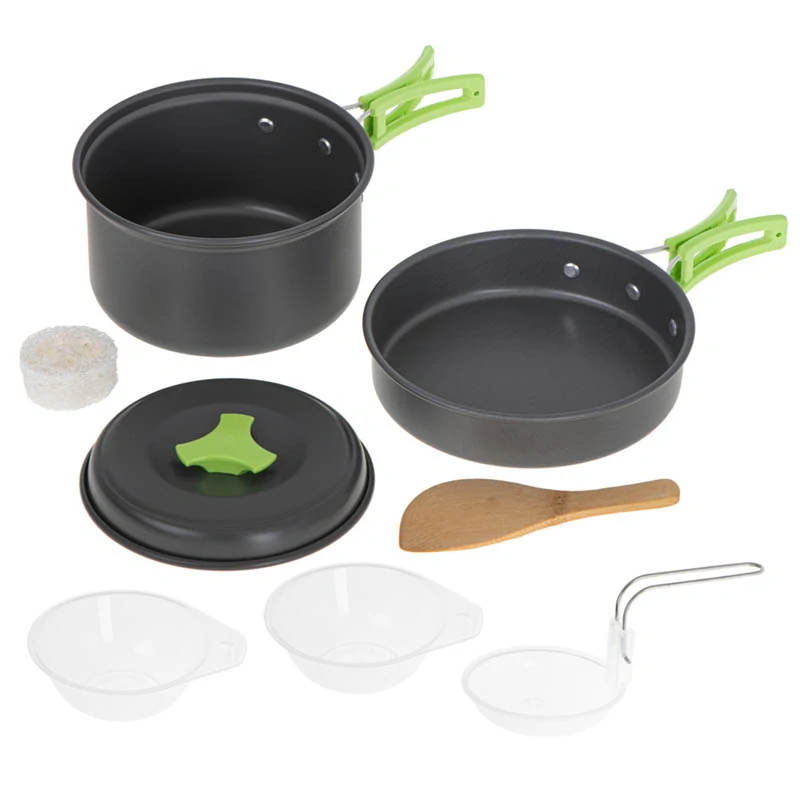 Turistický kempingový set riadu XL – hrniec a panvica