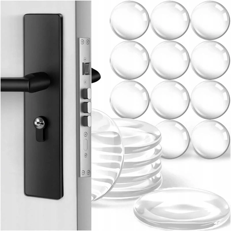 Samolepiaci nástenný doraz 30 × 5 mm – 12 ks