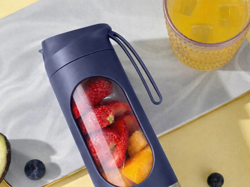 Prenosný mini smoothie blender 500 ml – fialový