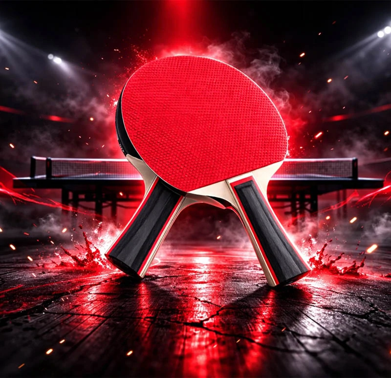 Sada na stolný tenis – 2 rakety, 3 loptičky a puzdro