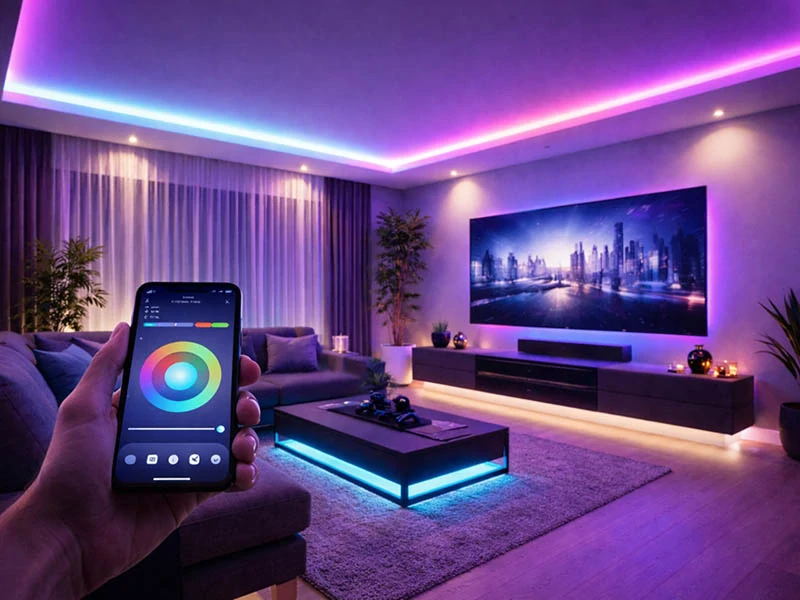 LED pás RGB 3 m Bluetooth
