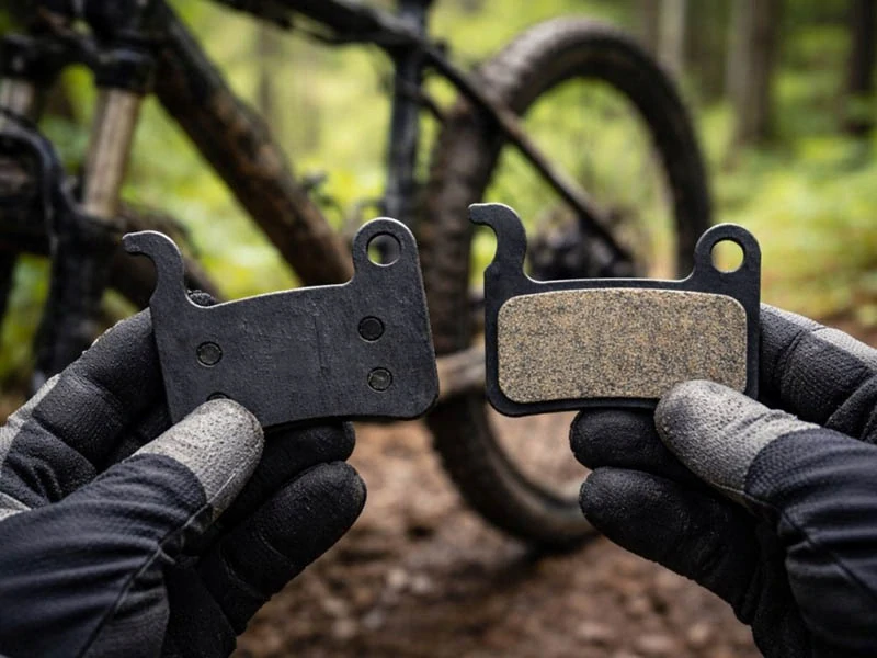 Brzdové doštičky na kotúčové brzdy bicykla
