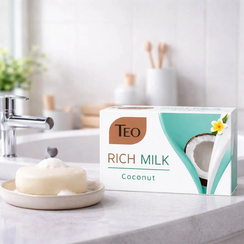 TEO Rich Milk Coconut krémové mydlo 90 g