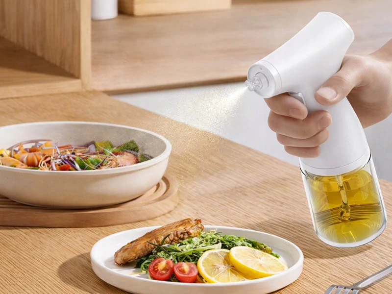 Elektrický rozprašovač na olej 200 ml biely