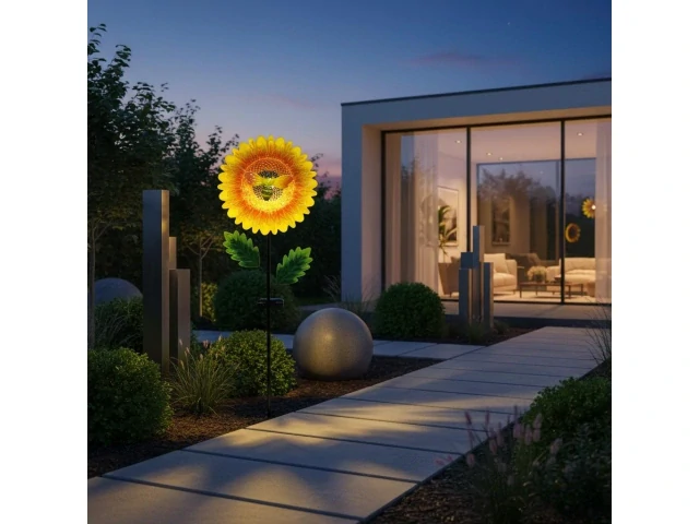 Solárna lampa slnečnica