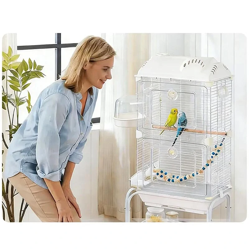 Priehľadná klietka pre vtáky NUXIE® 71 cm