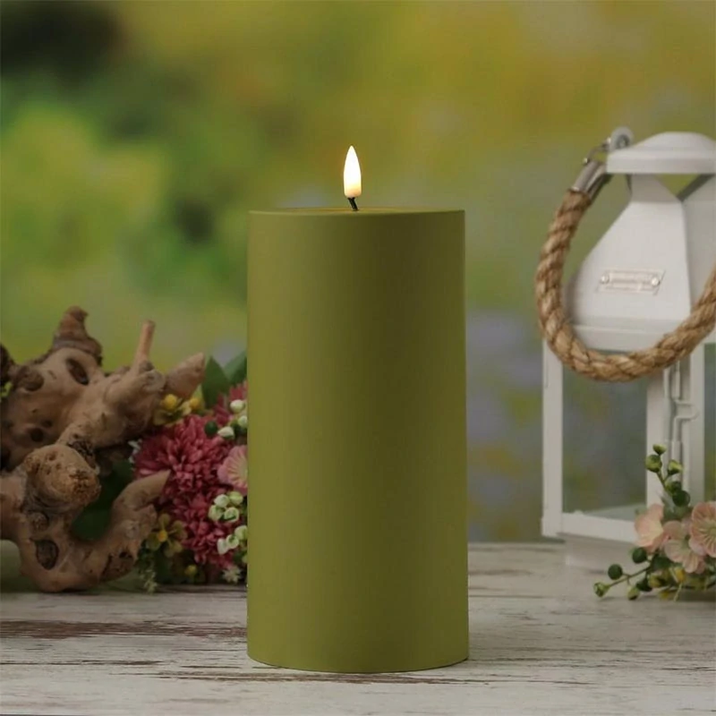 LED sviečky Outdoor 2 ks – zelené