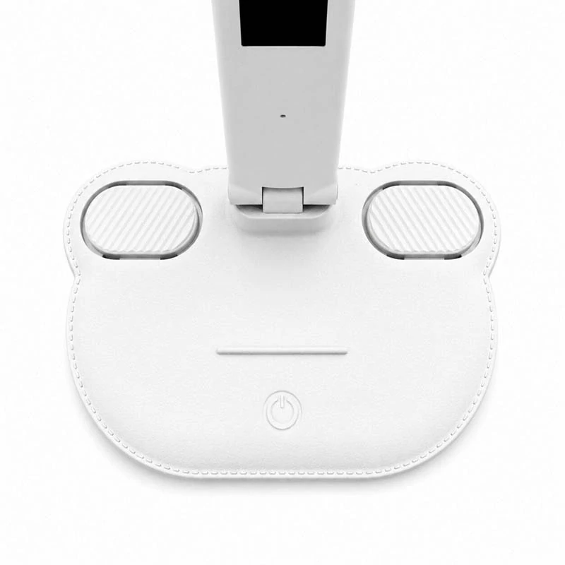 Stolná LED lampa s displejom, organizérom a držiakom na telefón