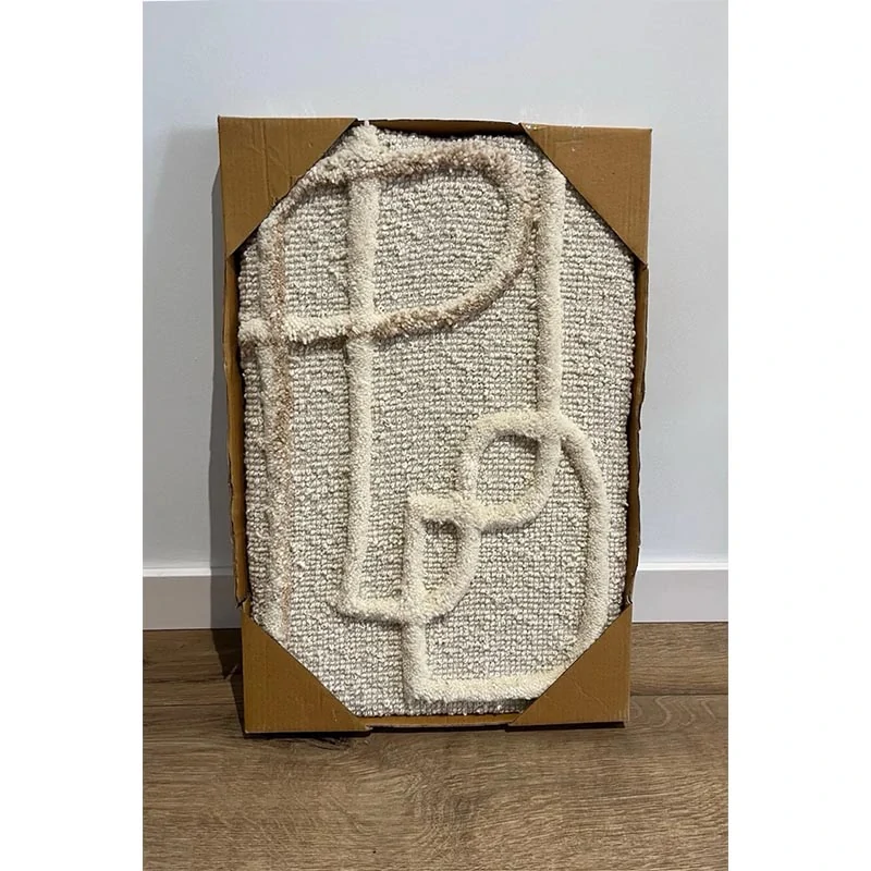 Nástenná textilná dekorácia – sada 3 obrazov 40 × 60 cm
