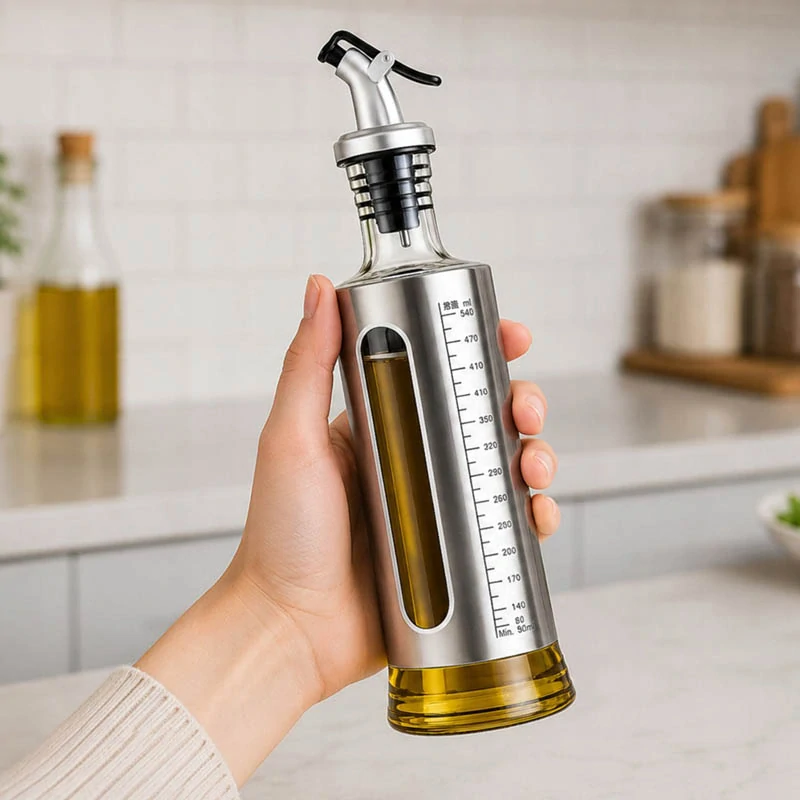 Sklenený dávkovač na olej 500 ml