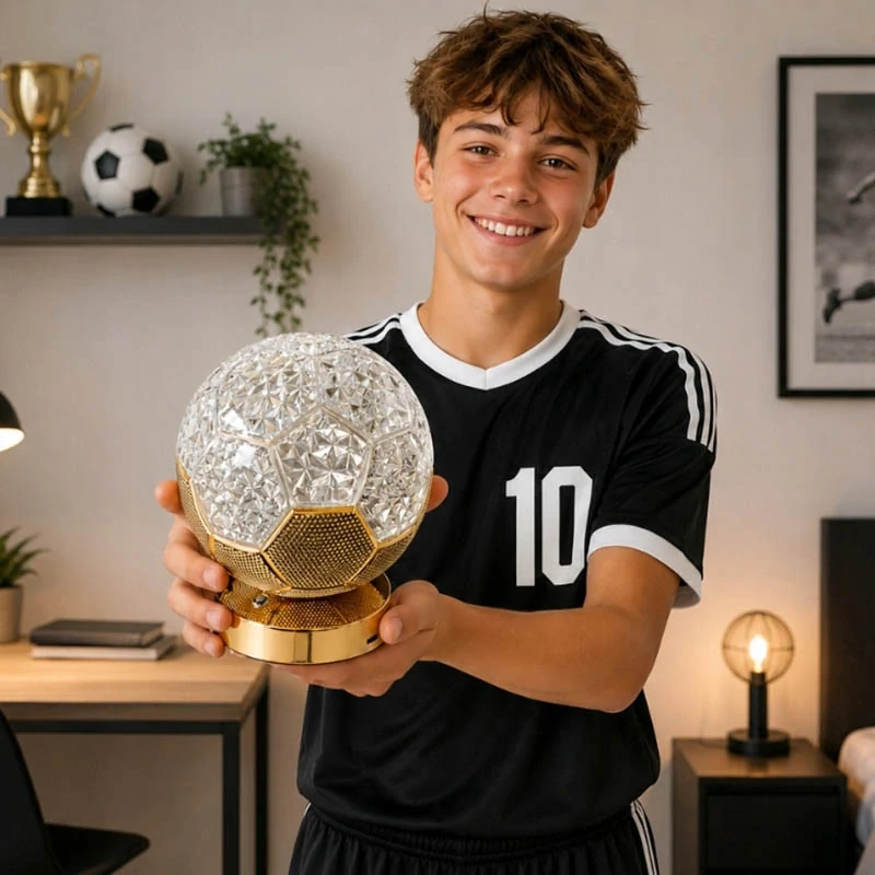 LED lampička futbalová lopta