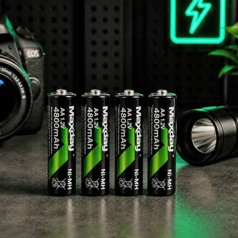 Nabíjateľné batérie AA 4800 mAh – sada 4 ks