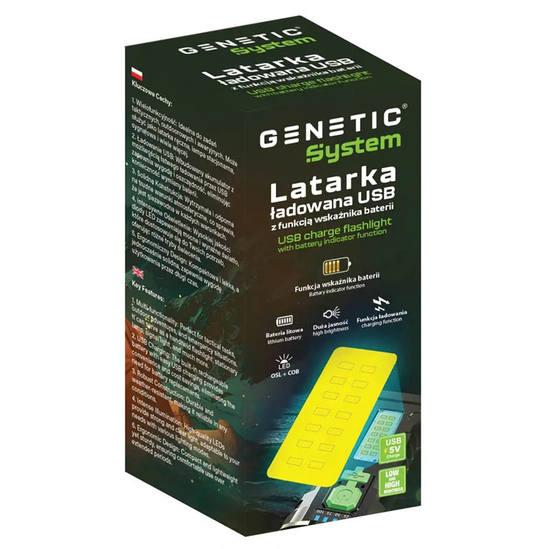 LED baterka GENETIC® USB 5 W