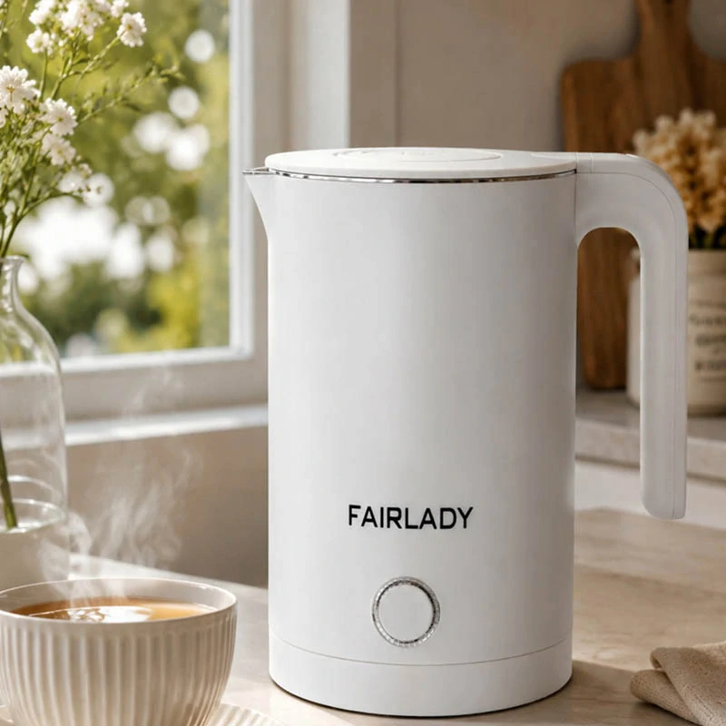 Rýchlovarná kanvica Fairlady 1 l 800 W biela