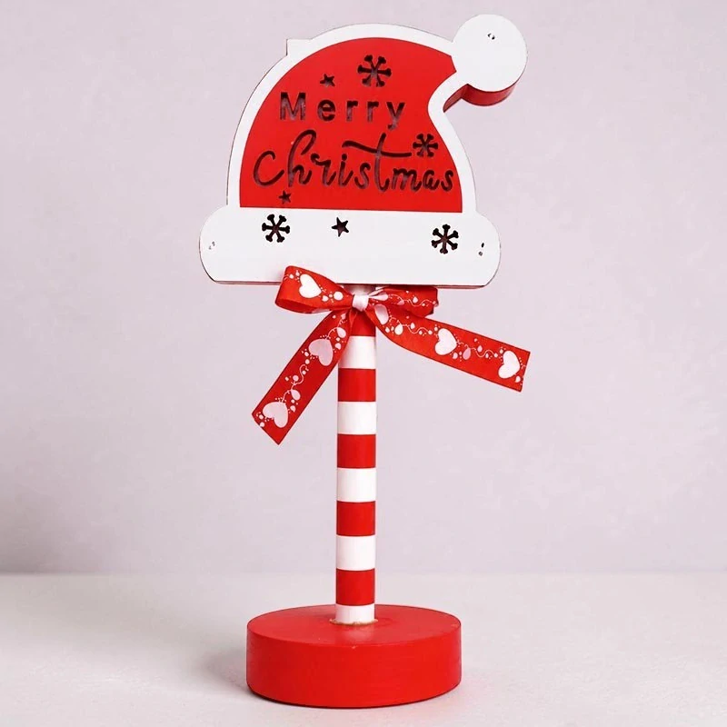 Vianočná LED dekorácia Merry Christmas na stojane