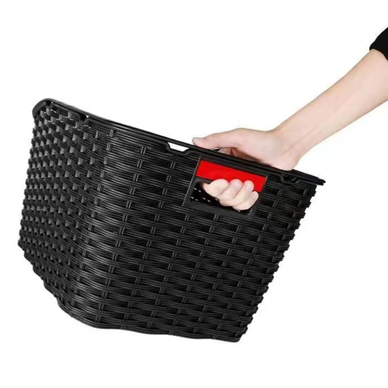 Zadný plastový košík na bicykel s odrazkou