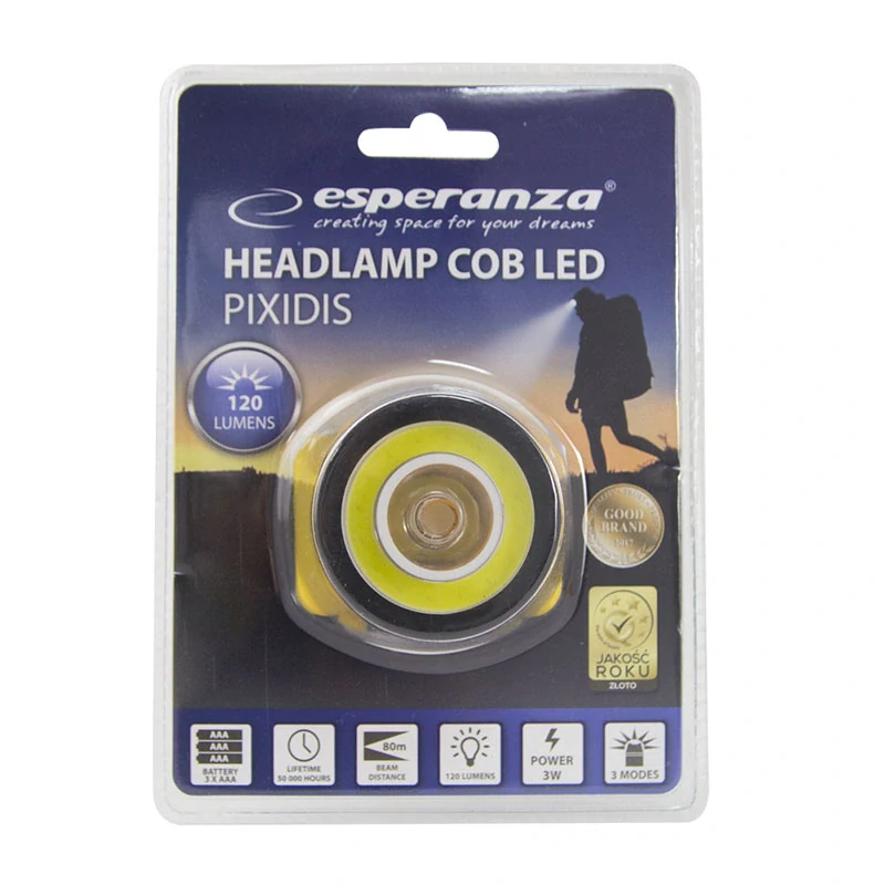Čelová LED baterka Esperanza PIXIDIS 120 lm