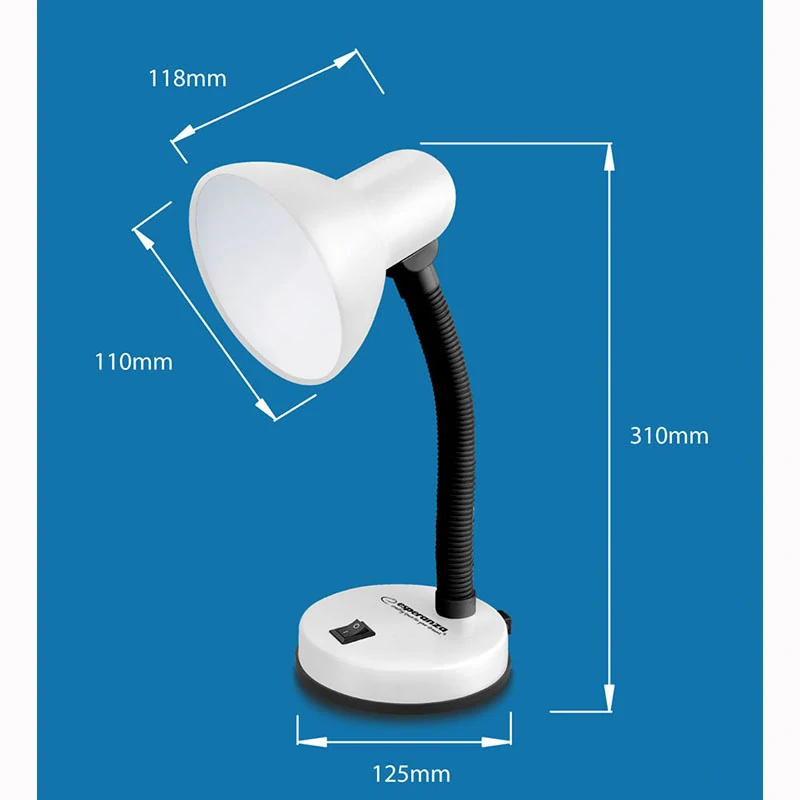 Stolová lampa Esperanza VEGA červená