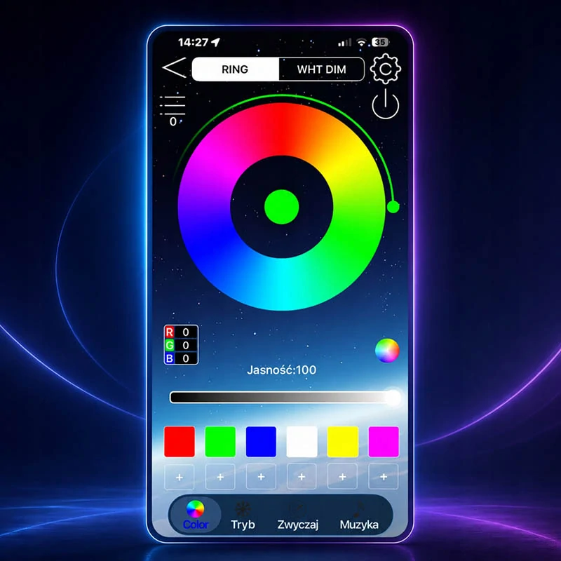 RGB IC LED pás 10 m s Bluetooth, aplikáciou a diaľkovým ovládaním