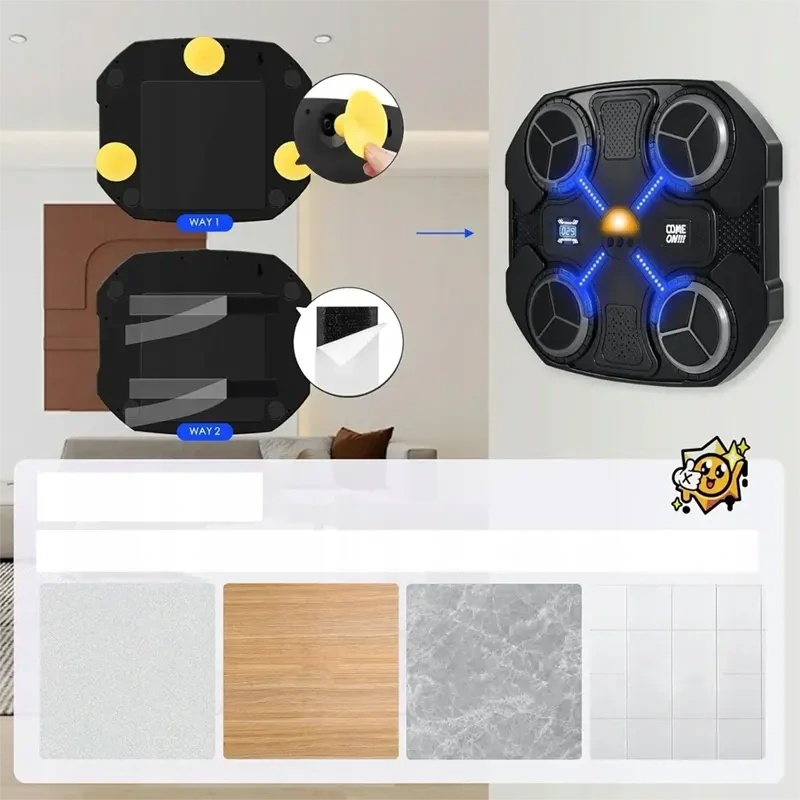 Elektronický boxerský terč VEZO s Bluetooth a LED osvetlením