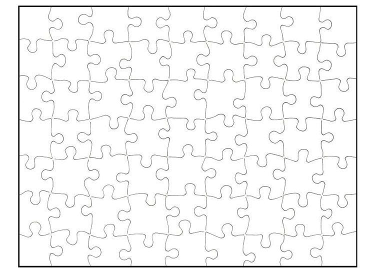 Puzzle magnetické s potlačou 18x13cm (63 dielikov)