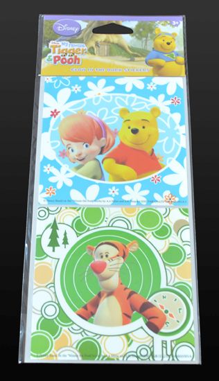 Detské svietiace samolepky Disney Macko Pú 23x10