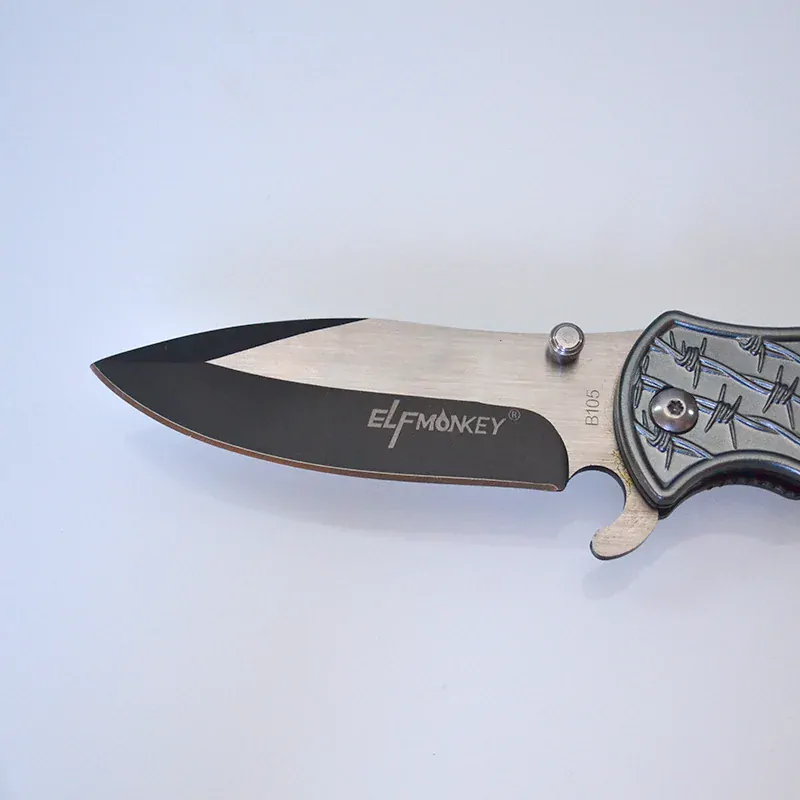 Nôž vreckový ElfMonkey Skull B105 20/9cm