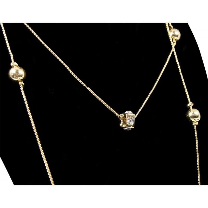 Náhrdelník dámsky Lorenti Balls and Cubes gold