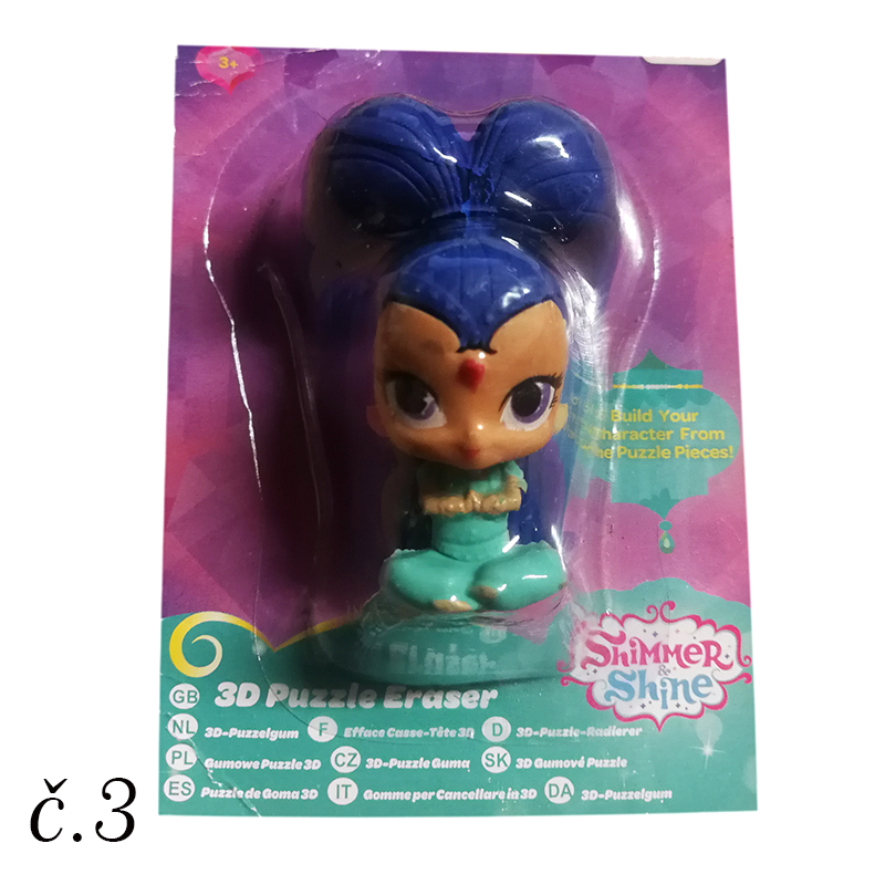 Guma disney postavička 3D