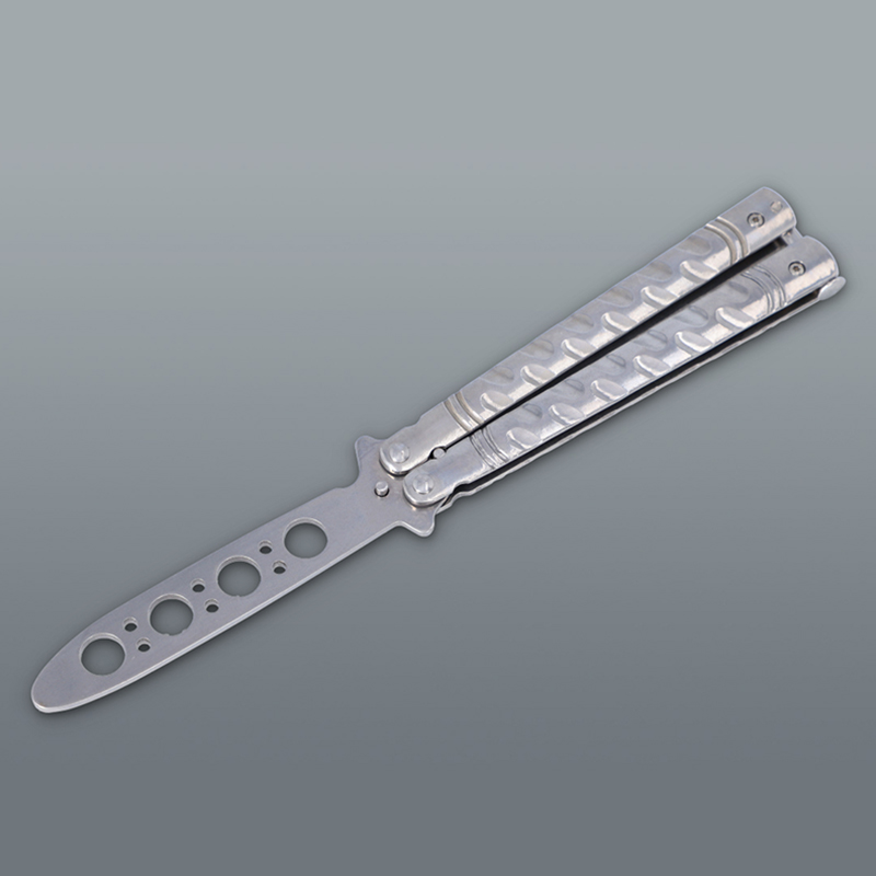 Nôž motýlik tréningový silver III. 22/10cm