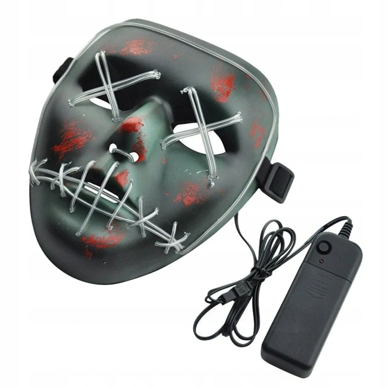 Halloweenska LED maska
