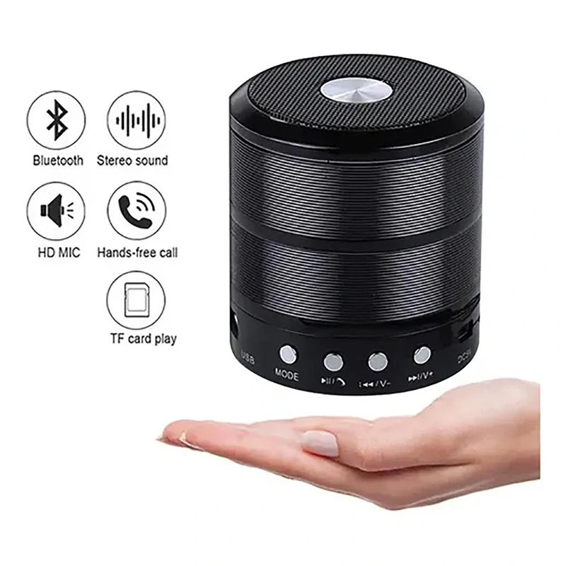 Bluetooth reproduktor valcový 3W prenosný