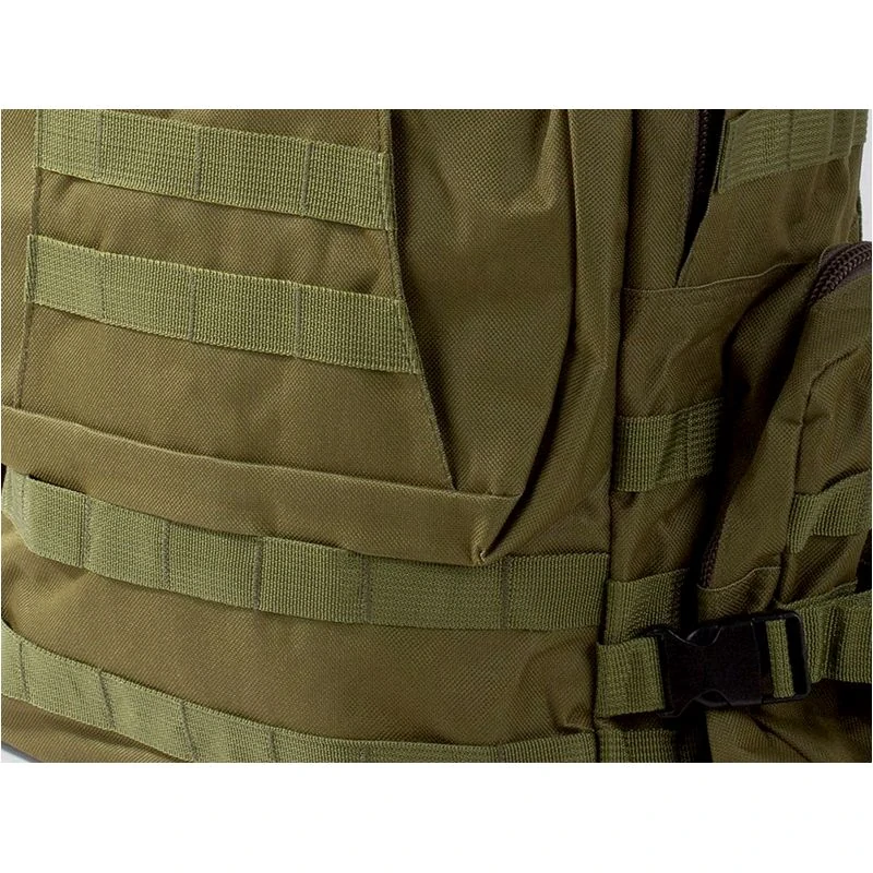 Outdoorový ruksak 45 l + 3,5 l camouflage zelený