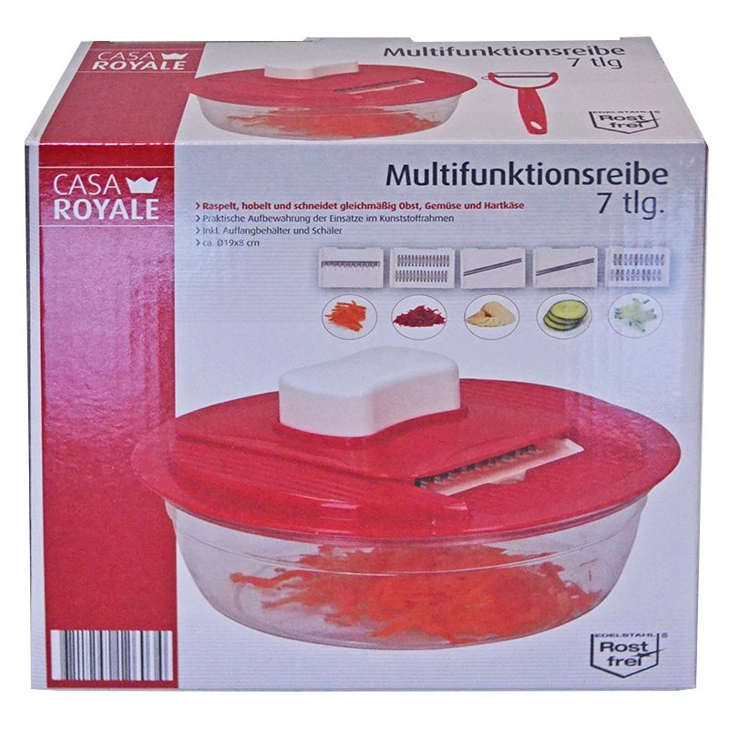 Multifunkčné strúhadlo Casa Royale s nádobou 7v1