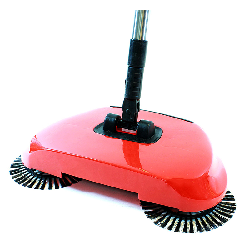 Mechanická rotačná metla červená