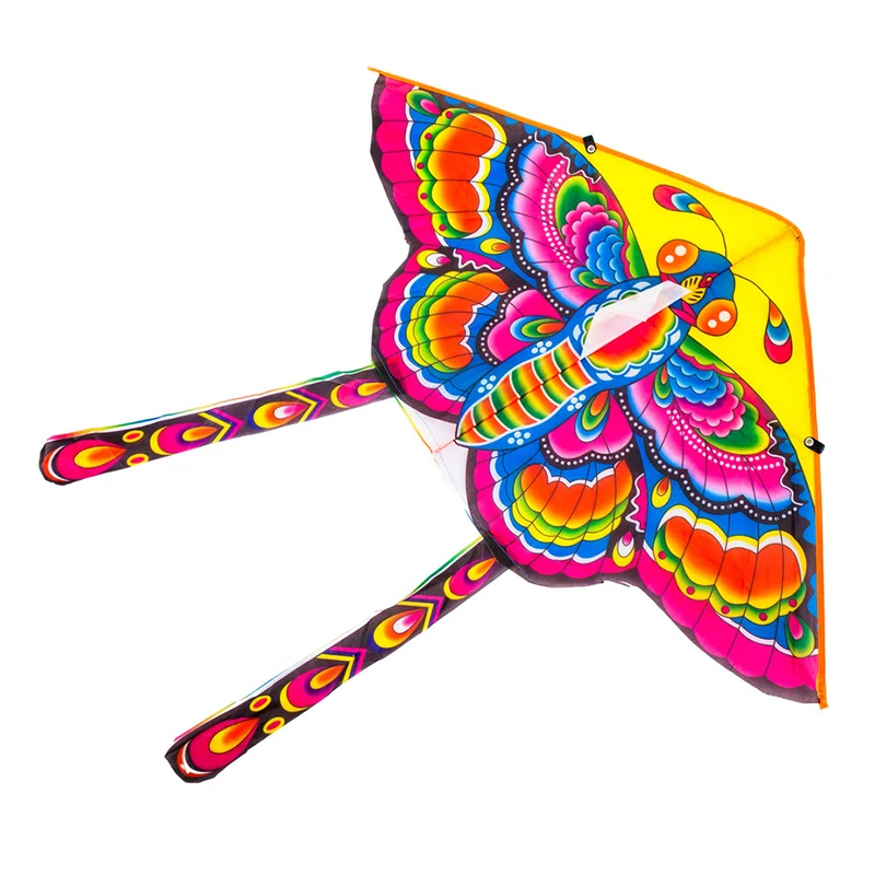 Veľký šarkan motýľ 90 cm fialový