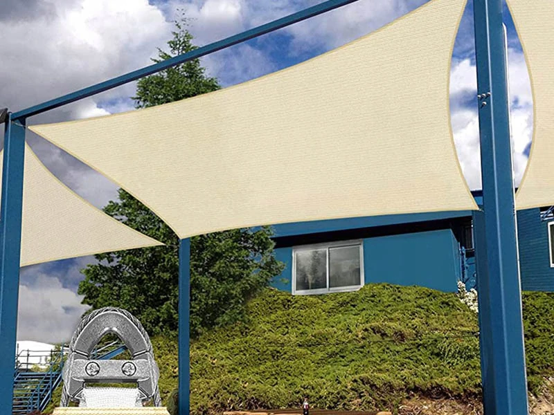 Tieniaca plachta 4 x 3 metre béžová