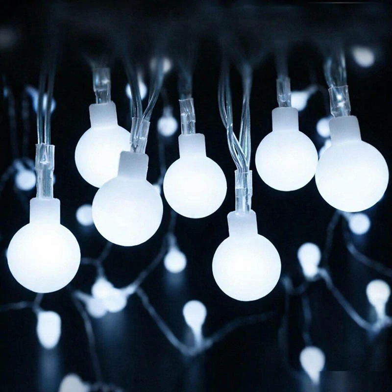 Svetelná girlanda do záhrady s 100 LED guľôčkami 10 m