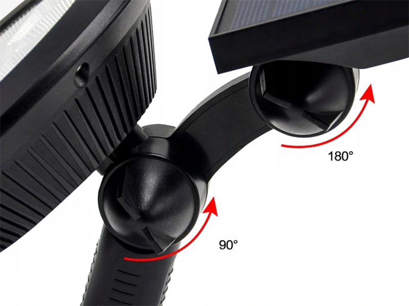 Záhradná solárna LED 5050 lampa RGBW