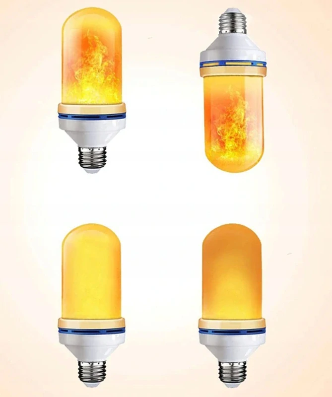 LED žiarovka s efektom plameňa E27 9 W