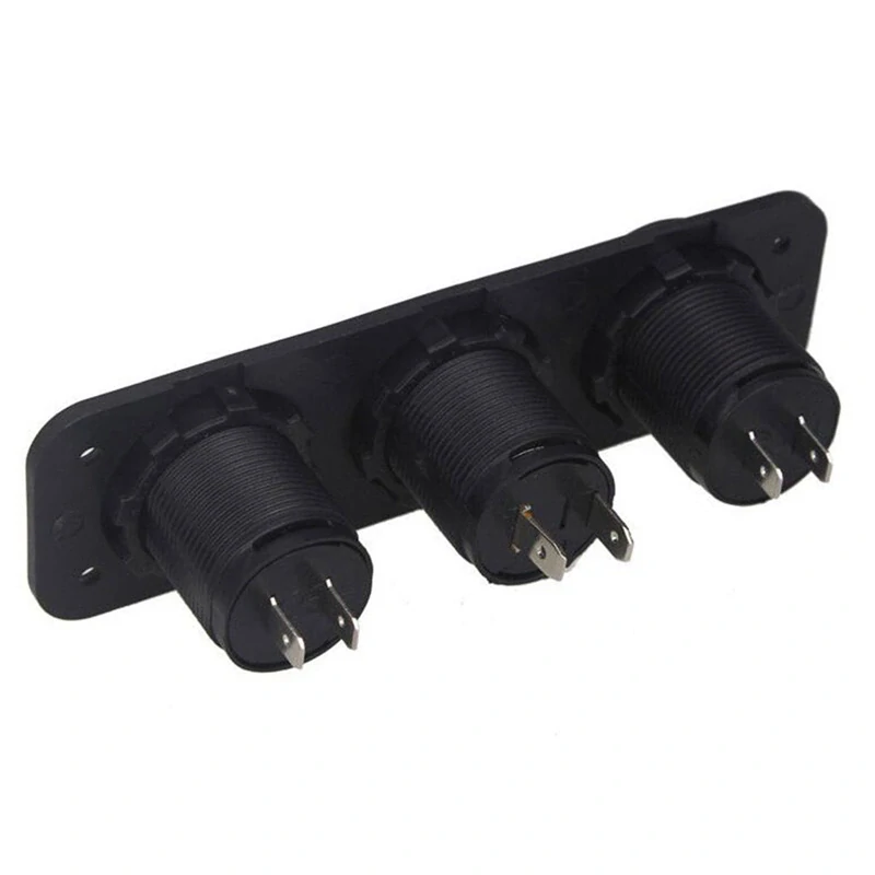 Montážny zapaľovač 12V s dvomi USB 5V portami a voltmetrom 2,1A