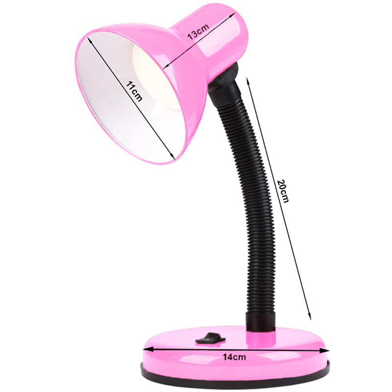 Lampa stolová ružová