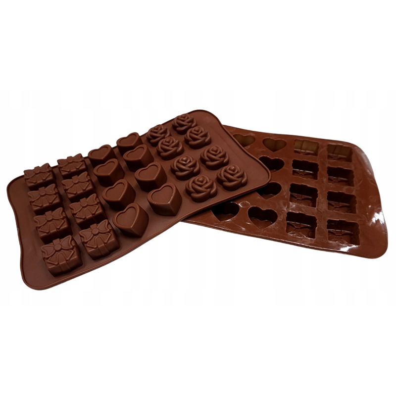 Silikónová forma na čokoládvé pralinky alebo ľadové kocky