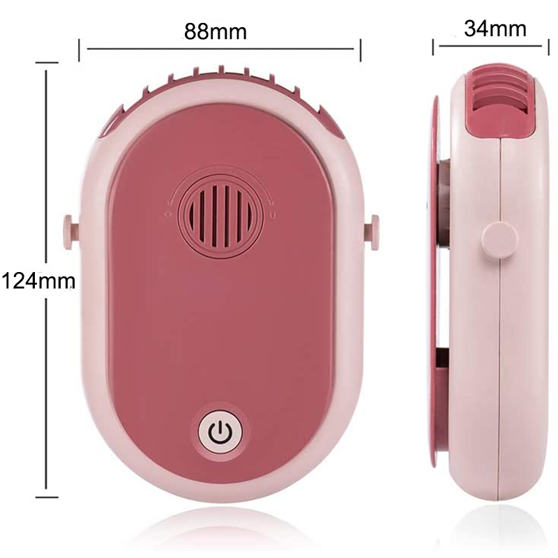 Aromaterapeutický závesný ventilátor na krk USB