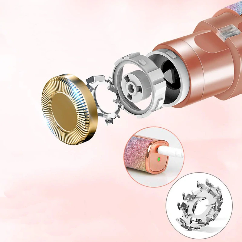 Dámsky zastrihávač na obočie a chĺpky